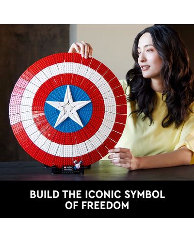 ლეგო LEGO Marvel Captain America's Shield , 3 image - Primestore.ge