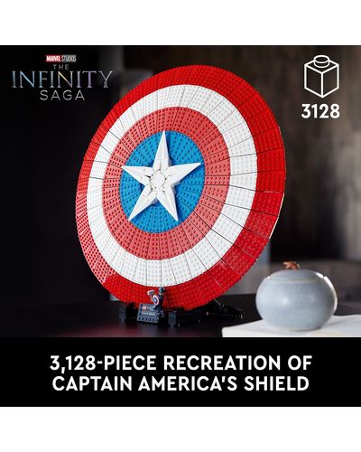 ლეგო LEGO Marvel Captain America's Shield , 2 image - Primestore.ge