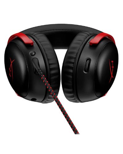 Headset HyperX Cloud III – Wired Gaming Headset, PC, PS5, Xbox Series X|S Black/Red (727A9AA), 4 image