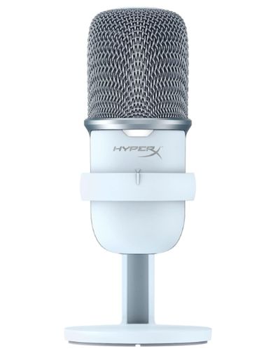 მიკროფონი HyperX SoloCast – USB Condenser Gaming Microphone for PC, PS5, PS4, and Mac, Tap-to-Mute Sensor - White  - Primestore.ge