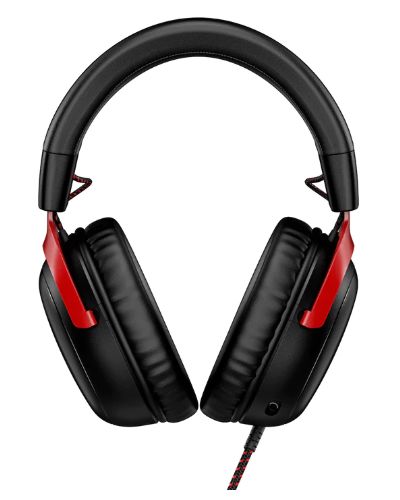 Headset HyperX Cloud III – Wired Gaming Headset, PC, PS5, Xbox Series X|S Black/Red (727A9AA), 3 image
