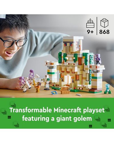 ლეგო LEGO Minecraft The Iron Golem Fortress , 5 image - Primestore.ge