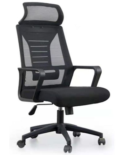 საოფისე სავარძელი Furnee MS640, Office Chair, Black  - Primestore.ge