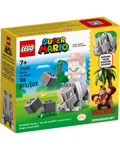 ლეგო LEGO Super Mario Rambi the Rhino Expansion Set , 2 image - Primestore.ge