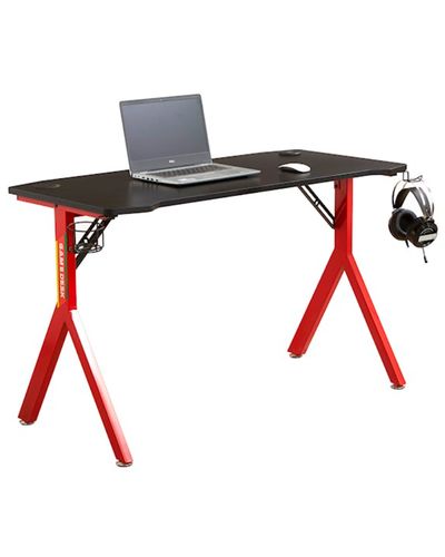 სათამაშო მაგიდა Furnee TE-Y18, Gaming Desk, Red/Black  - Primestore.ge