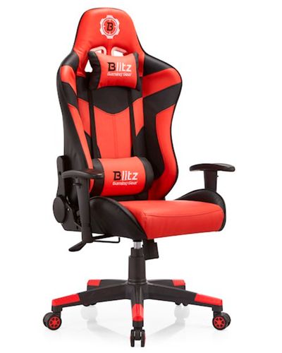 სათამაშო სავარძელი Furnee SK8817, Gaming Chair, Black/Red , 2 image - Primestore.ge
