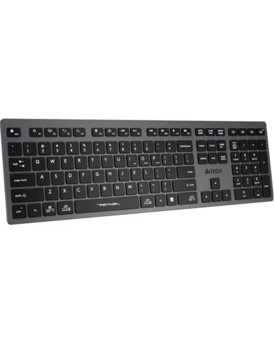 კლავიატურა A4tech Fstyler FBX50C Bluetooch & Wireless Keyboard EN/RU Grey , 2 image - Primestore.ge