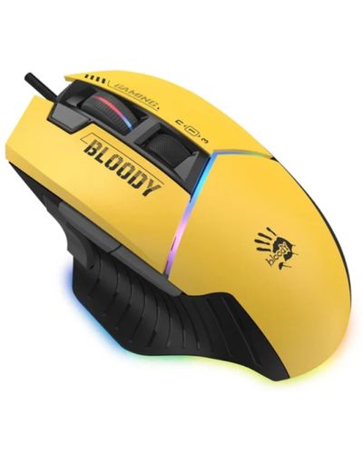 Mouse A4tech Bloody W95 Max Sports RGB Gaming Mouse Sports Lime, 2 image