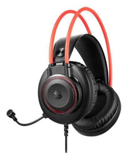 ყურსასმენი A4tech Bloody G200S Multi-color circular illumination Gaming Headset Black/Red , 2 image - Primestore.ge