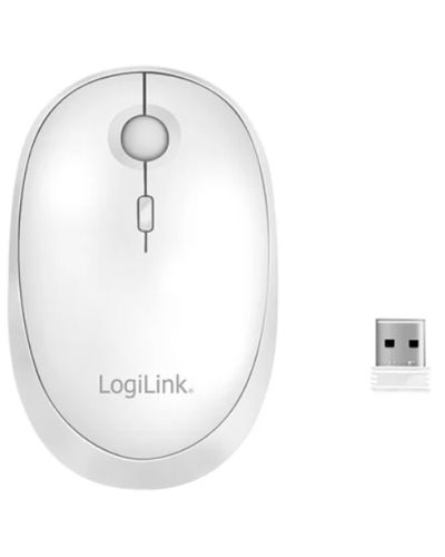 მაუსი Logilink ID0205 Bluetooth & Wireless Mouse White  - Primestore.ge