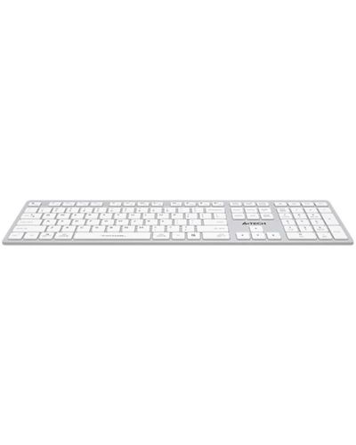 კლავიატურა A4tech Fstyler FX50 Low Profile Scissor Switch Keyboard EN/RU White , 3 image - Primestore.ge