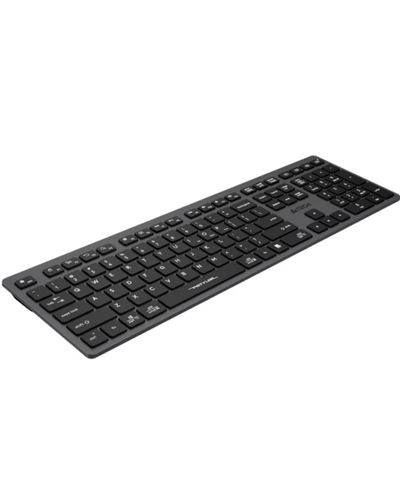 კლავიატურა A4tech Fstyler FBX50C Bluetooch & Wireless Keyboard EN/RU Grey , 4 image - Primestore.ge