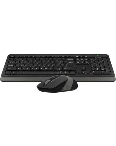 Keyboard with mouse A4tech Fstyler FG1010 Wireless Combo Set EN/RU Gray, 2 image