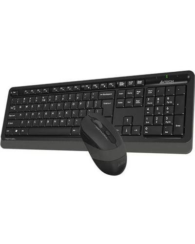 Keyboard with mouse A4tech Fstyler FG1010 Wireless Combo Set EN/RU Gray, 4 image