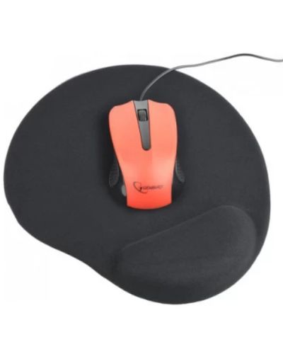 მაუსპადი Gembird MP-GEL-BK Gel mouse pad with wrist support black , 2 image - Primestore.ge