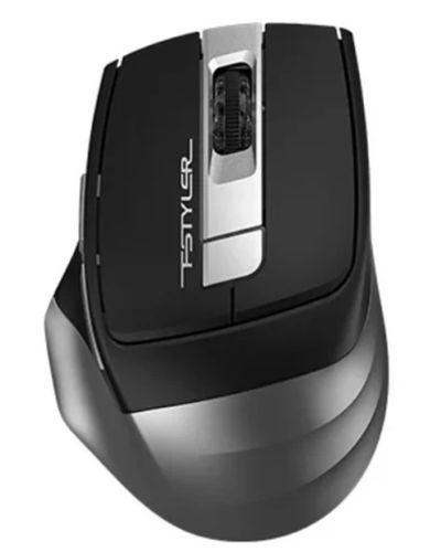 მაუსი A4tech Fstyler FB35CS Bluetooth & Wireless Rechargeable Mouse Smoky Grey  - Primestore.ge