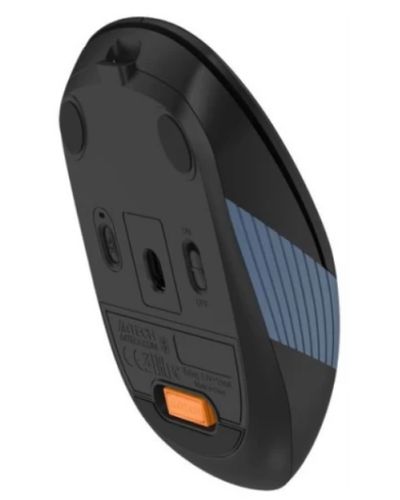 მაუსი A4tech Fstyler FB10CS Bluetooth & Wireless Rechargeable Mouse Ash Blue , 5 image - Primestore.ge