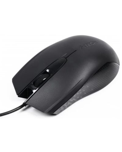 Mouse A4tech OP-760 Wired Optical Mouse Black, 2 image