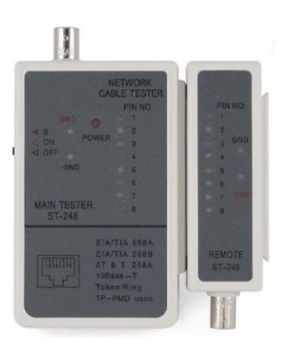 ტესტერი Gembird NCT-1 Cable tester for RJ-45 and RG-58 cables , 2 image - Primestore.ge