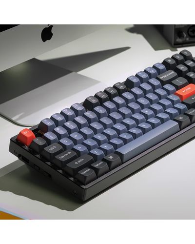 Keyboard Keychron K8 87 Key Gateron G pro Red RGB Hot-swap Aluminum Frame Black, 2 image