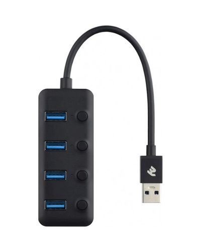 USB hub 2E Adepter USB-A to 4xUSB3.0 hub with switch, 0.25m, 2 image