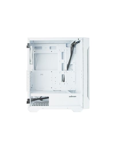 კომპიუტერის ქეისი Zalman Computer case I3 Neo TG, without PSU, 1xUSB3.0, 2xUSB2.0, 4x120mm RGB, TG Side/Front Panel, ATX, White , 3 image - Primestore.ge