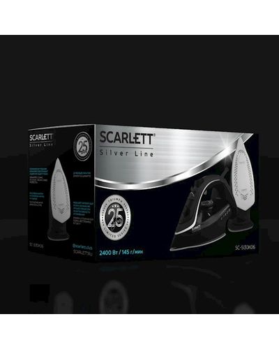 უთო Scarlet SC-SI30K06, 2400W, 260ML, Steam Iron, Black , 4 image - Primestore.ge
