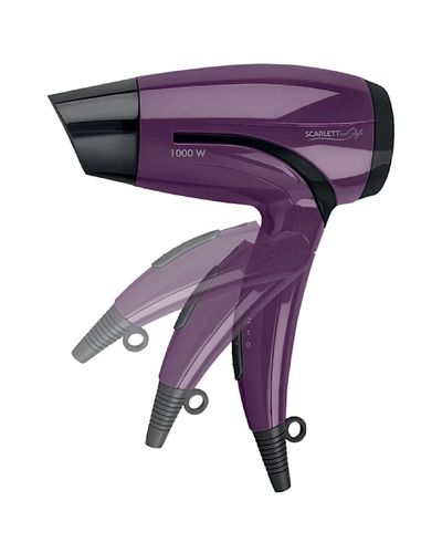 თმის საშრობი Scarlett SC-HD70T28, 1000W, Hair Dryer, Purple , 2 image - Primestore.ge