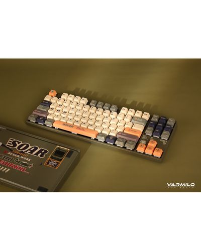 Keyboard Varmilo VEA87 Warrior-Soar TTC Golden Pink EN, 2 image