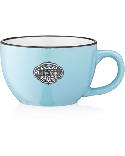 Ceramic mug Ardesto Mug Floerino, 480 ml, light blue, ceramics