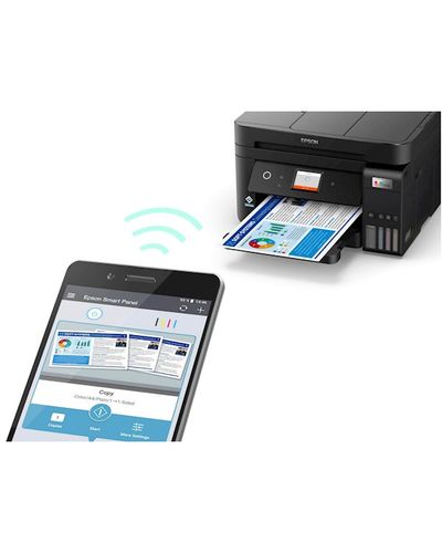 Printer Epson C11CJ60406 EcoTank L6290 CIS, MFP, A4, Wi-Fi, USB, Black, 9 image