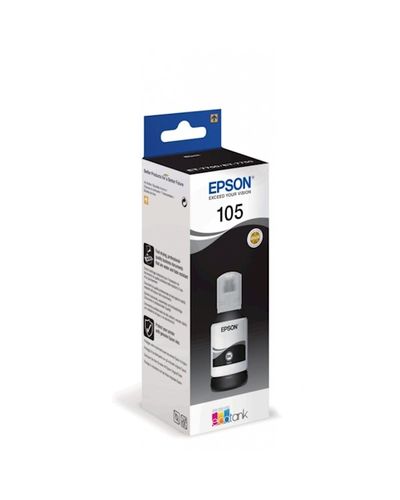 Cartridge EPSON ORIGINAL (C13T00Q140) I/C (pb) 105 ECOTANK PIGMENT BLACK INK BOTTLE L7180, 3 image