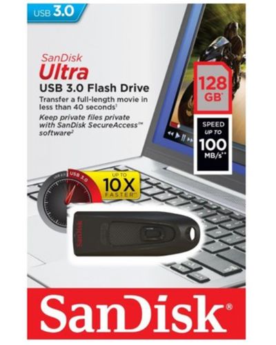 USB ფლეშ მეხსიერება SanDisk Ultra 128GB USB 3.0 SDCZ48-128G-U46 , 2 image - Primestore.ge