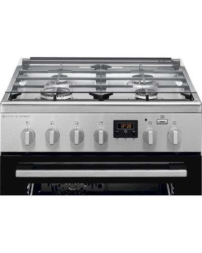 Gas cooker Electrolux LKK660200X, 4 Gas, Oven, Silver, 3 image