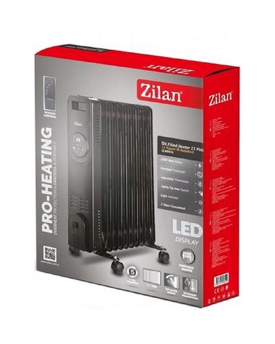 Oil heater Zilan ZLN8436, 2000W, Oil Radiator, Black, 4 image