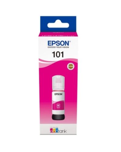 კარტრიჯი EPSON 101 ORIGINAL EPSON L4160 L6190 MAGENTA INK BOTTLE 70 ML  - Primestore.ge