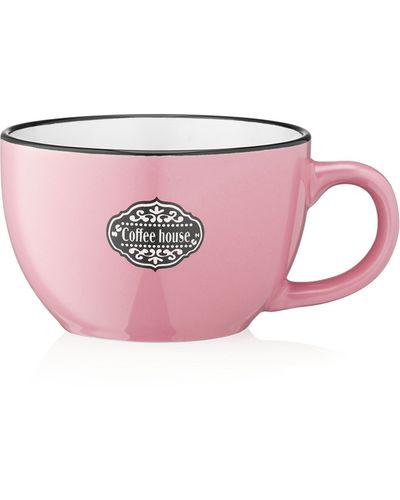 Ceramic mug Ardesto Mug Floerino, 480 ml, pink, ceramics