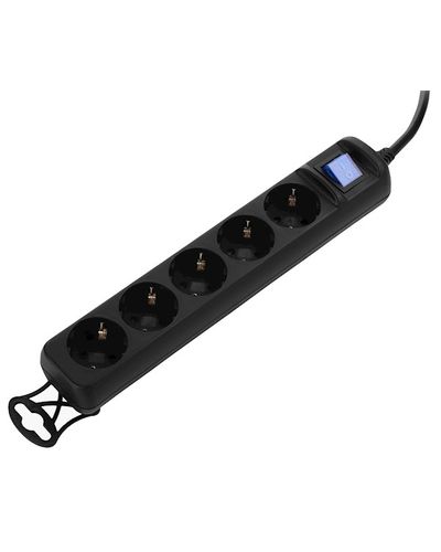 Power distributor 2E 2E-U05ESM5B, 5 Socket, 5m, Black, 2 image