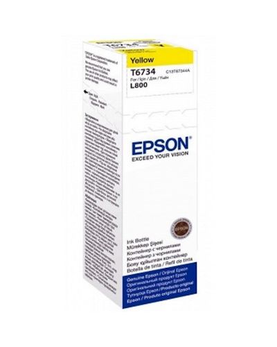 Cartridge Epson L800 Yellow ink bottle 70ml (10 x 15 - 1800 Photo Pages) C13T67344A