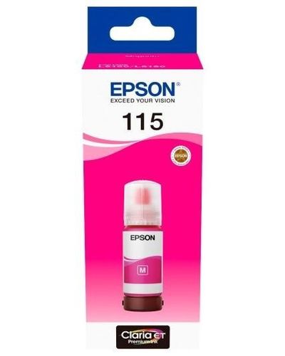 კარტრიჯის მელანი Epson EcoTank 115 I/C (b) L8160/L8180 Magenta INK Bottle  - Primestore.ge