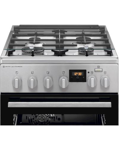 Cooker Electrolux LKK560200X, 4 Gas, Oven, Grey, 2 image