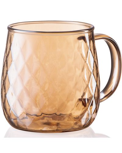 ყავის ჭიქა Ardesto Set of cups Golden Moon, borosilicate glass, 350 ml, 2 pcs  - Primestore.ge