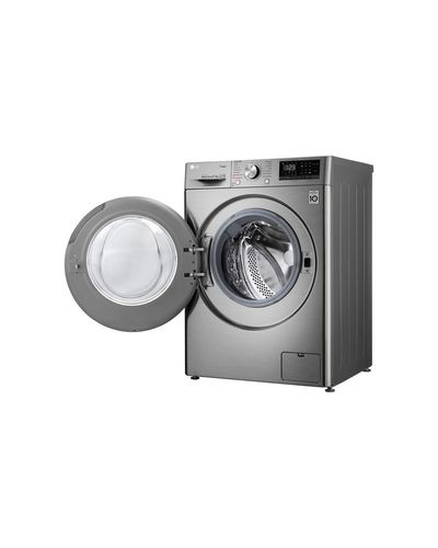 Washing machine LG F4V5VS2S.ASSPTSK -9 KG, 1400 RPM, 85X56X60, INVERTER, ARTIFICIAL INT, STEAM, Silver, 2 image