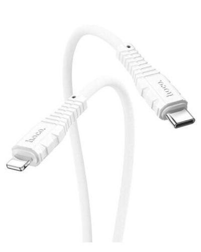 Cable Hoco Nano Silicone Charging Data Type-C to Lightning X67, 2 image