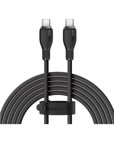 კაბელი Baseus Pudding Series Fast Charging Cable Type-C to Type-C 100W 1.2m P10355702111-00  - Primestore.ge