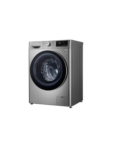 Washing machine LG F2V7GW9T.ASSPTSK- 8.5 KG, 1200 RPM, 85X47,5X60, INVERTER, ARTIFICIAL INT, STEAM, TurboWASH, Silver, 3 image