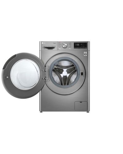 Washing machine LG F2V7GW9T.ASSPTSK- 8.5 KG, 1200 RPM, 85X47,5X60, INVERTER, ARTIFICIAL INT, STEAM, TurboWASH, Silver, 4 image