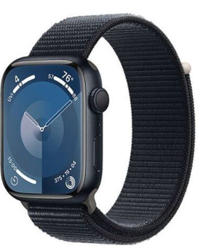 Smart Watch Apple Watch Series 9 GPS 45mm Midnight Aluminum Case With Midnight Sport Loop MR9C3