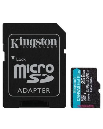 მეხსიერების ბარათი Kingston 256GB SDXC C10 UHS-I U3 R170/W90MB/s Canvas Go Plus  - Primestore.ge