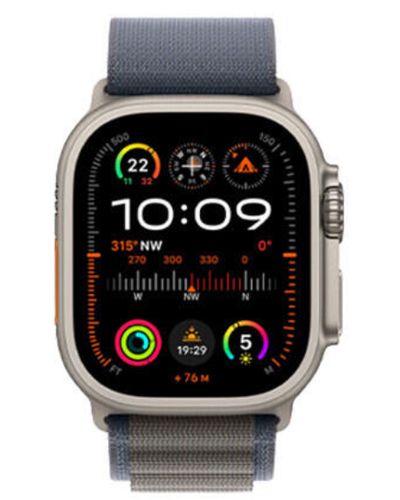 Smart watch Apple Watch Ultra 2 49mm Titanium Blue Alpine Loop MREP3 M, 2 image